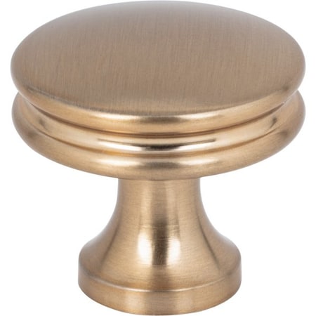 Jeffrey Alexander 1-1/4" Diameter Satin Bronze Marie Cabinet Knob 445SBZ